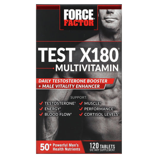 Boost Testosterone & Vitality with Force Factor Test X180 Multivitamin - Image 1
