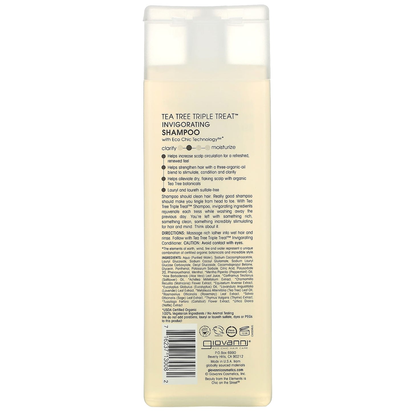 Giovanni Tea Tree Triple Treat Invigorating Shampoo for All Hair Types - Image 2
