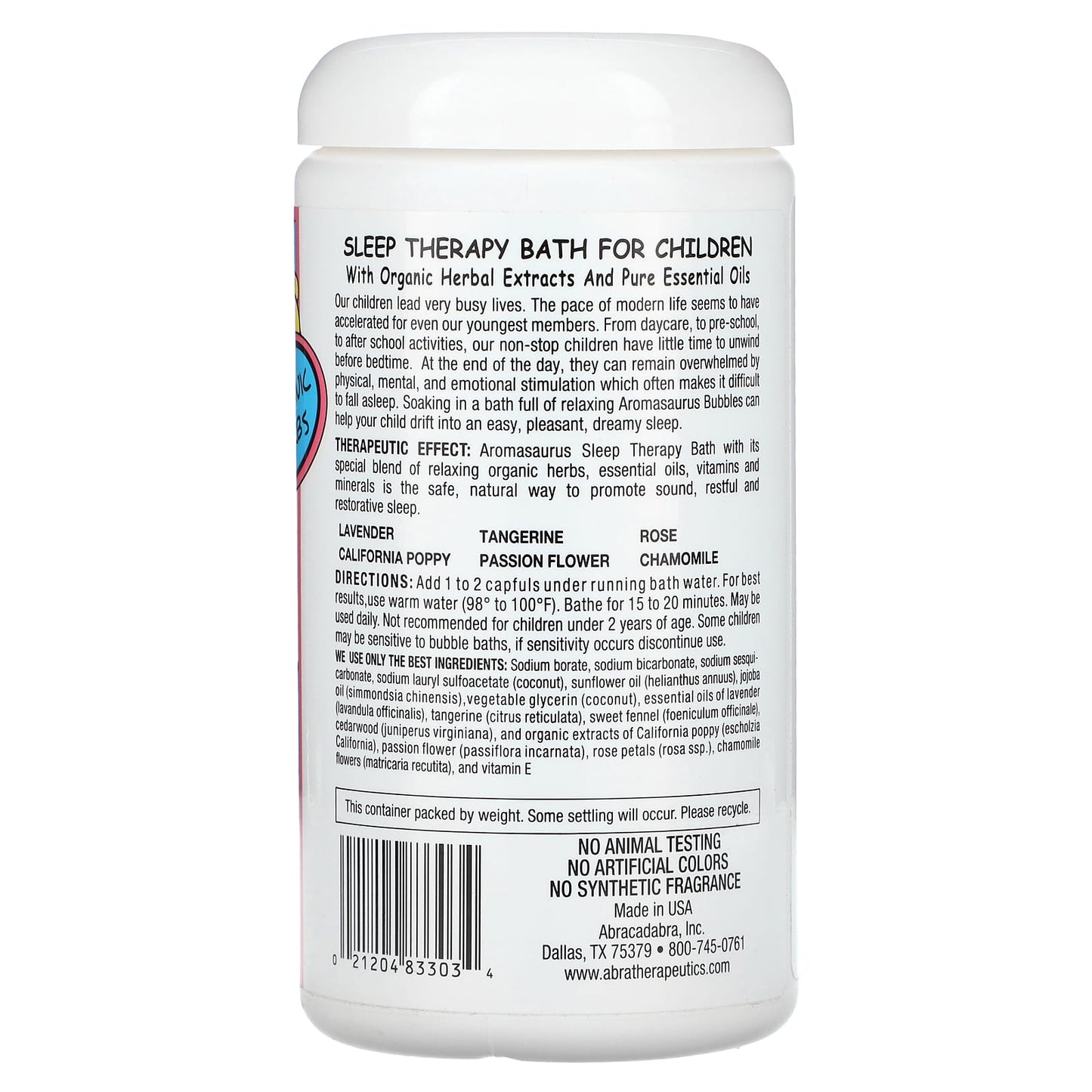 Promote Relaxing Sleep with Abra Therapeutics Aromasaurus Sleep Therapy Bath - Image 2