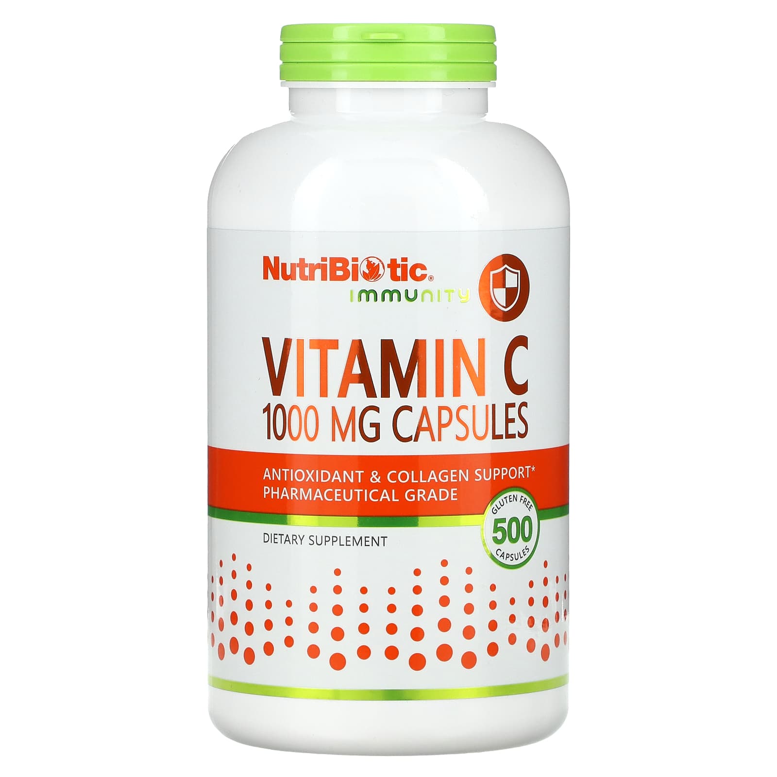 NutriBiotic, Immunity, Vitamin C, 1,000 mg, 500 Capsules - Image 1