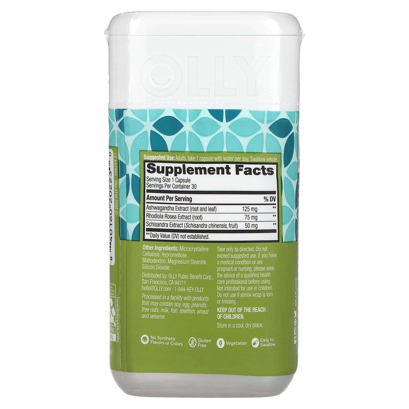 OLLY, Plant Powered Chill, 30 Capsules - Image 2