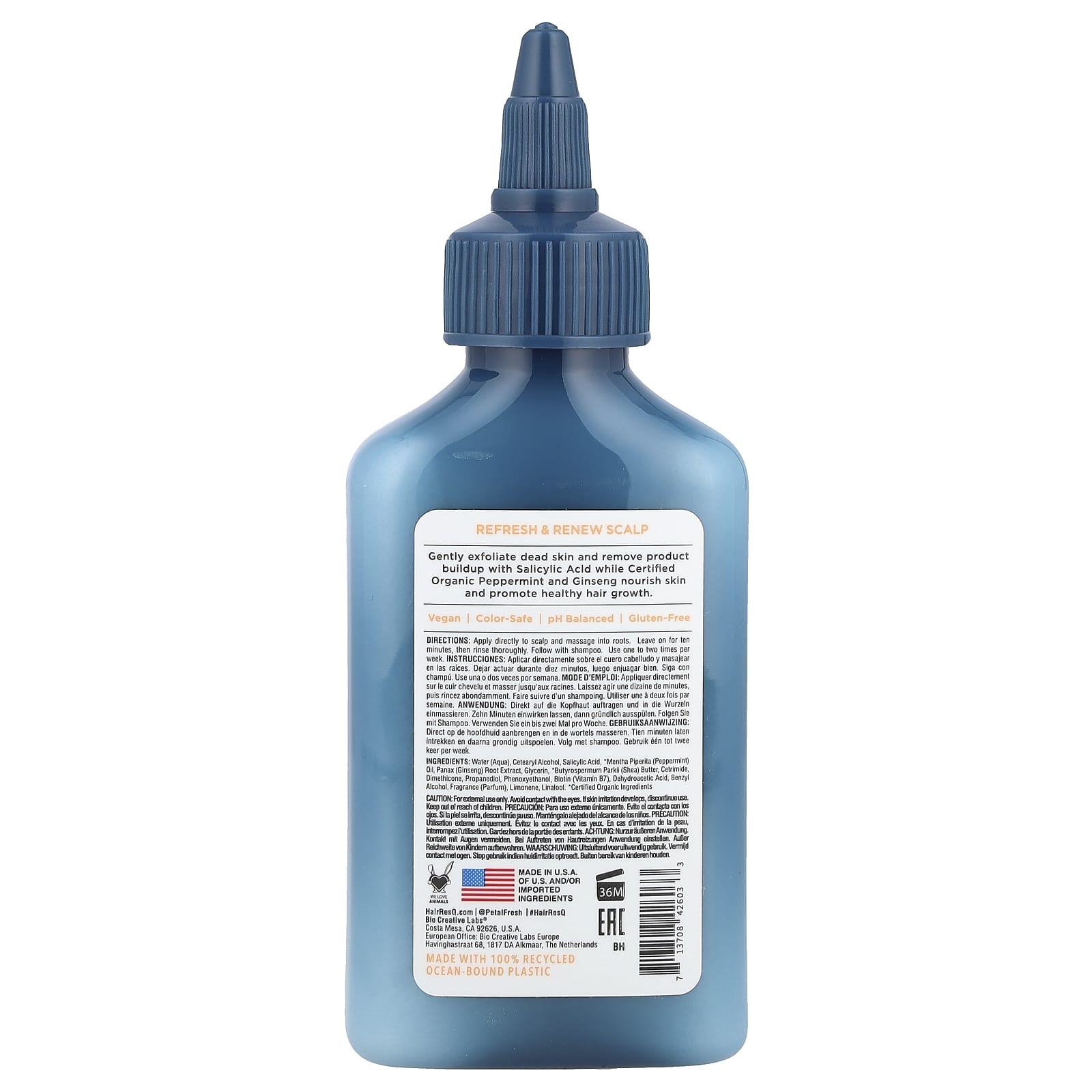Petal Fresh, Hair ResQ®, Scalp Care, Exfoliating Scalp Mask with Salicylic Acid, 4 fl oz (118 ml) - Image 2