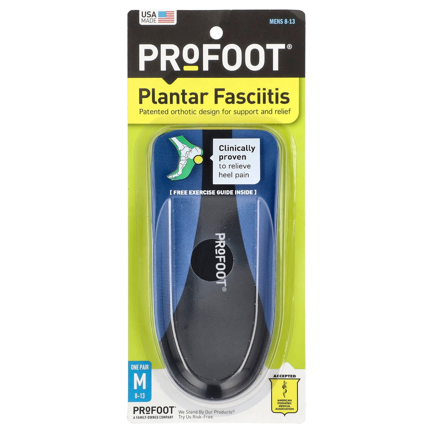 Profoot, Plantar Fasciitis, Mens 8-13, 1 Pair - Image 1