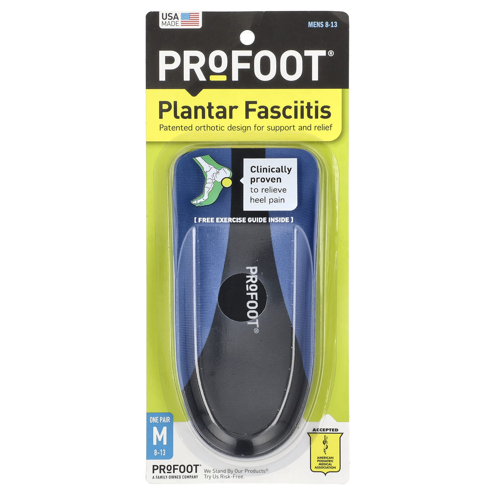 Profoot, Plantar Fasciitis, Mens 8-13, 1 Pair - Image 1