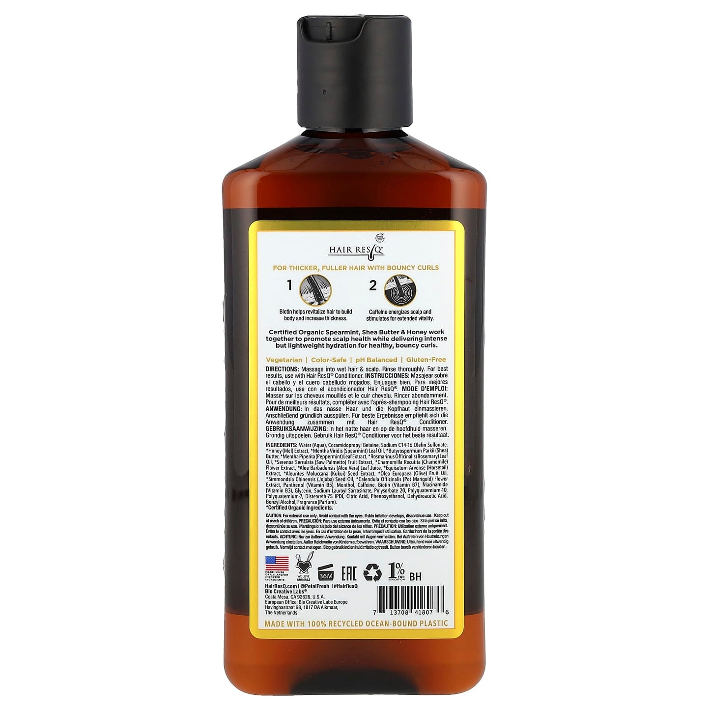 Petal Fresh, Hair ResQ®, Thickening Treatment, Biotin Shampoo, 12 fl oz (355 ml) - Image 2