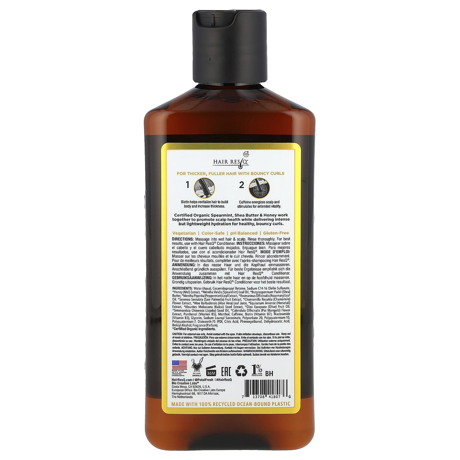 Petal Fresh, Hair ResQ®, Thickening Treatment, Biotin Shampoo, 12 fl oz (355 ml) - Image 2