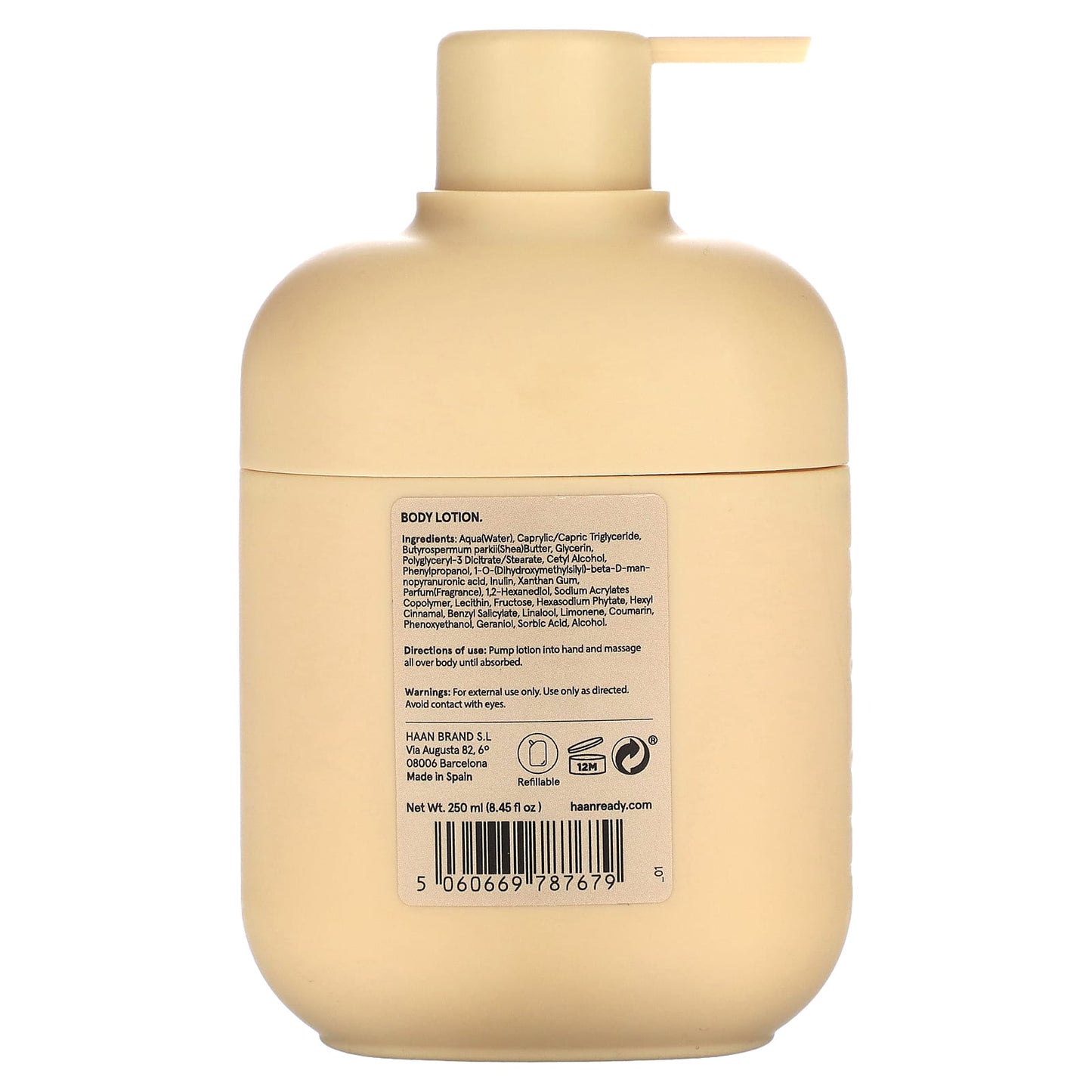 Wild Orchid Body Lotion by Haan, 250ml, Natural & Refillable - Image 2