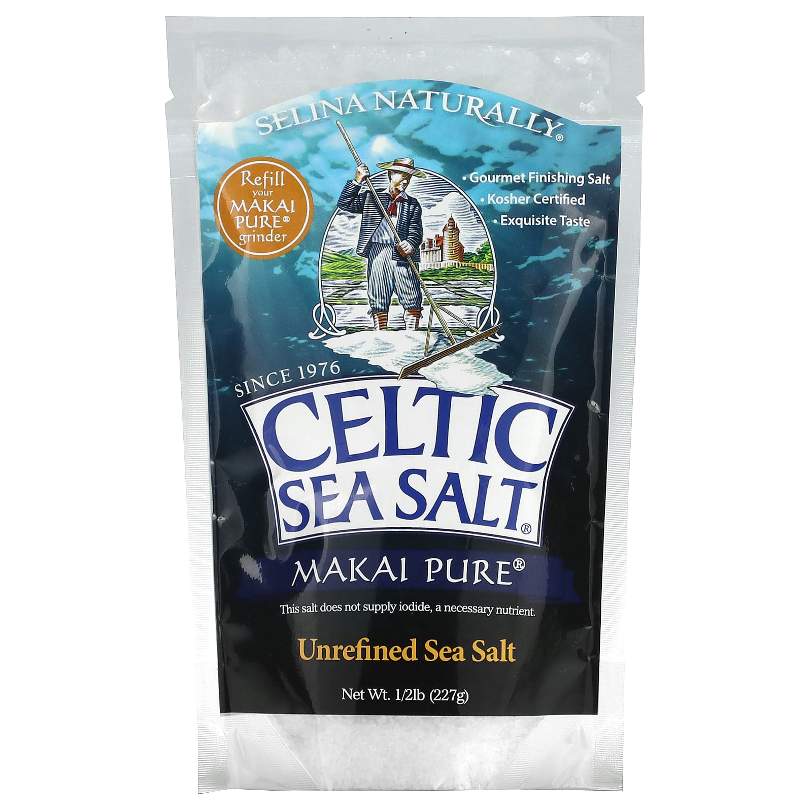 Unrefined Celtic Sea Salt for Gourmet Finishing - 1/2 lb by Celtic Sea Salt - Image 1