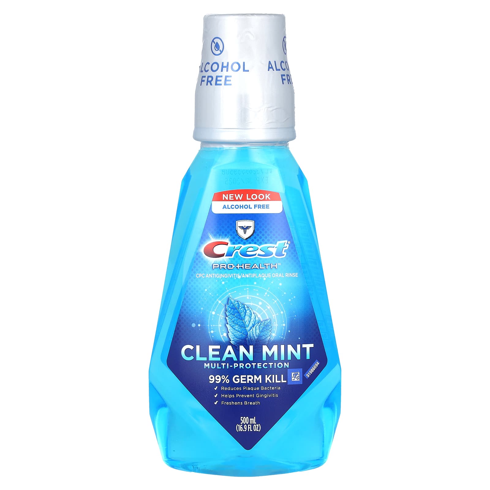 Crest Pro Health Antiplaque Mouthwash, Clean Mint, 16.9 oz - Image 1