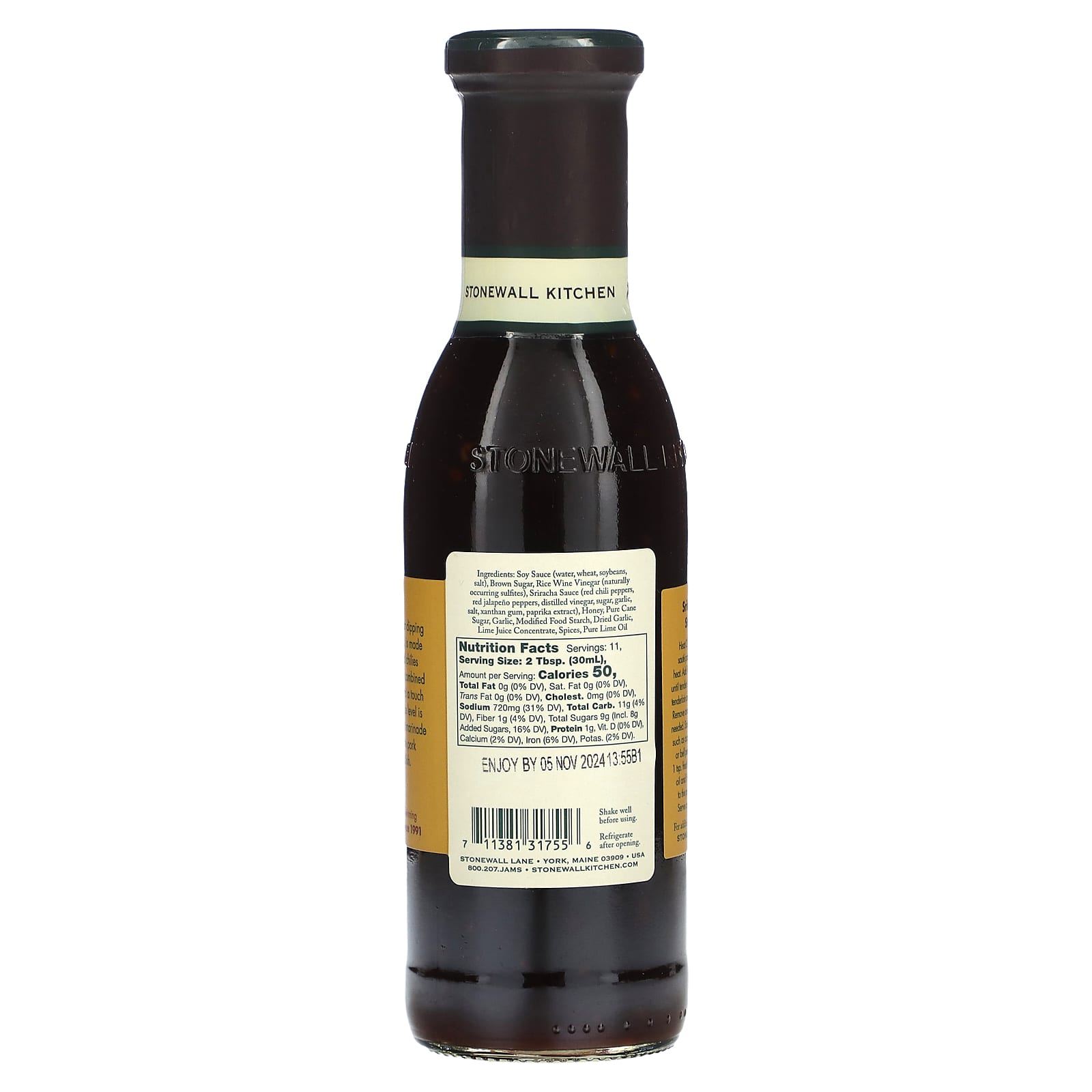 Stonewall Kitchen, Sriracha Teriyaki Sauce, 11 fl oz (330 ml) - Image 2