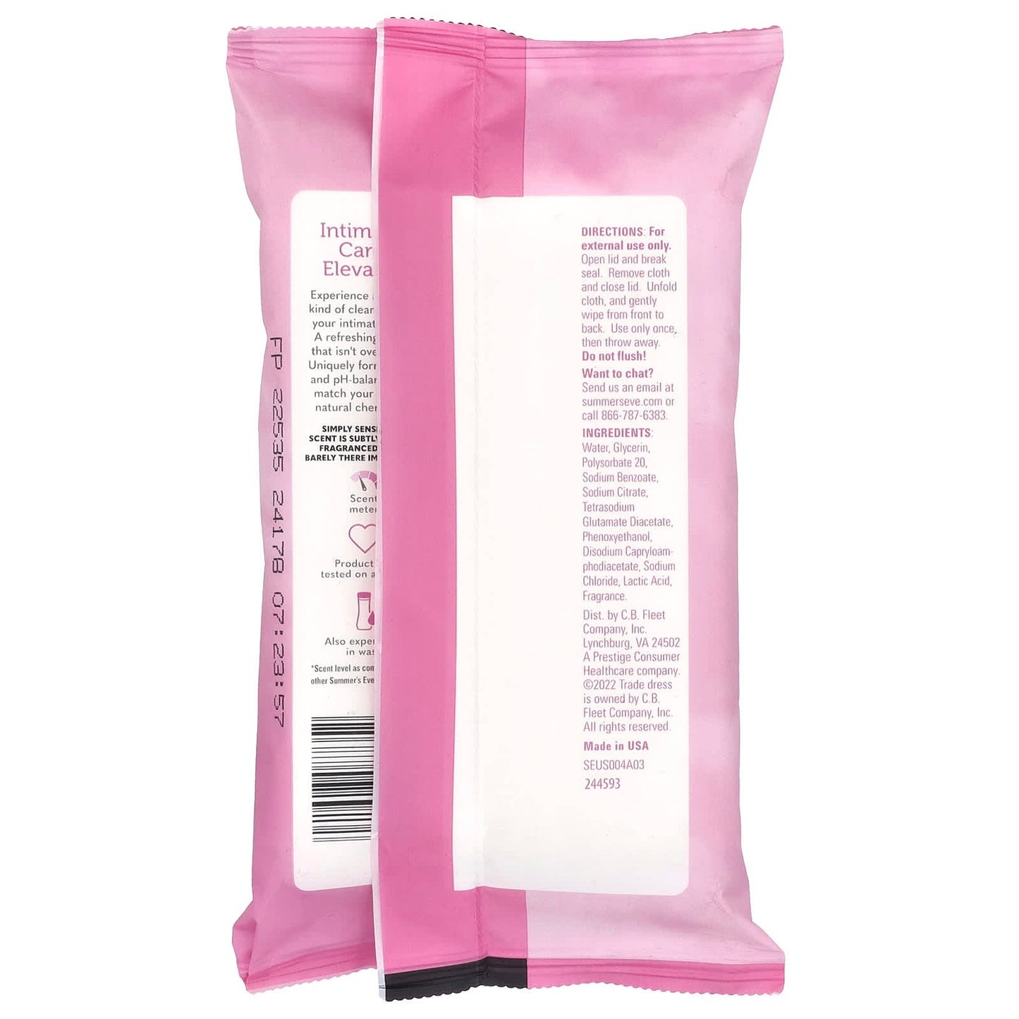 Summer's Eve, Simply Sensitive®, Daily Gentle Cloths , 32 Cloths - Image 2