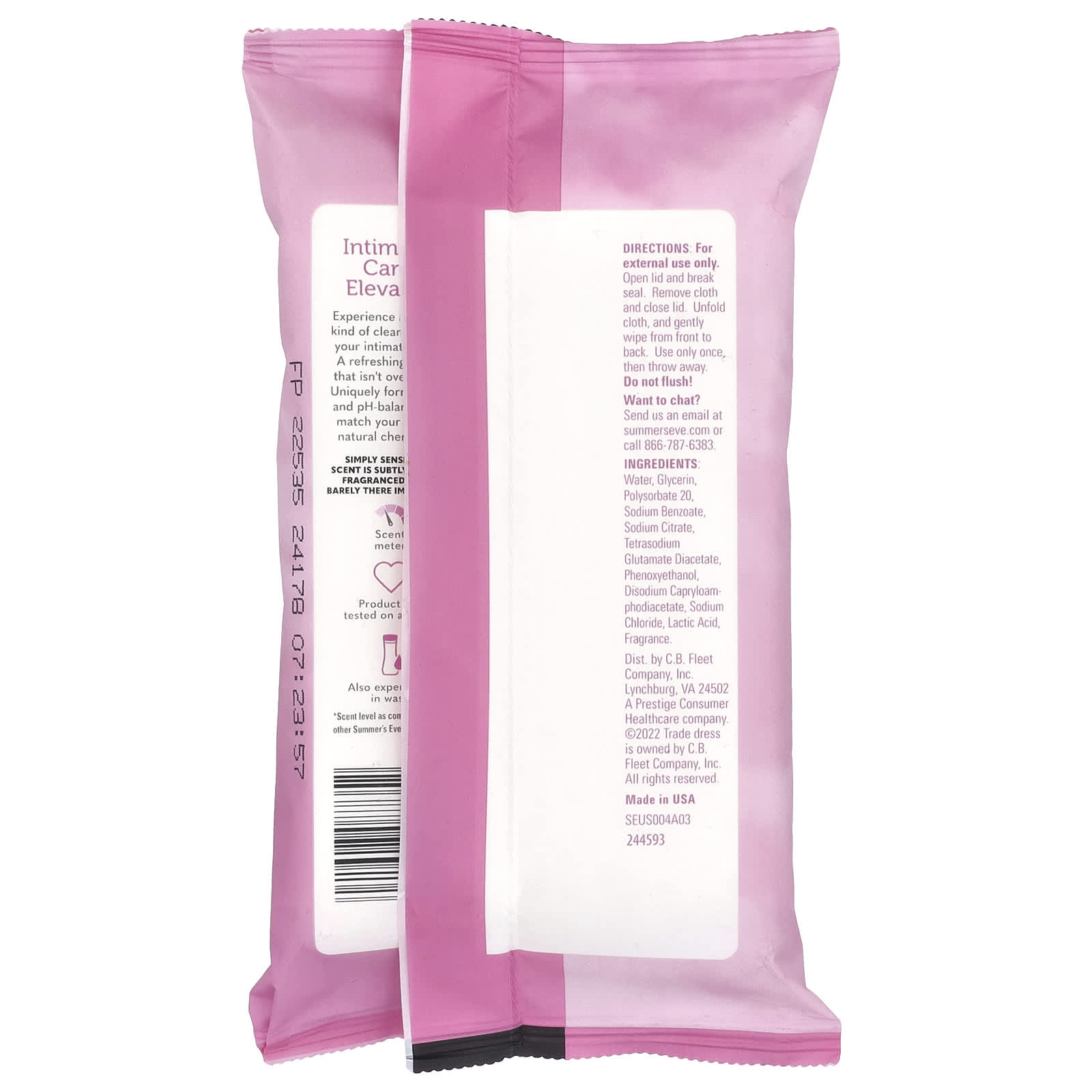 Summer's Eve, Simply Sensitive®, Daily Gentle Cloths , 32 Cloths - Image 2