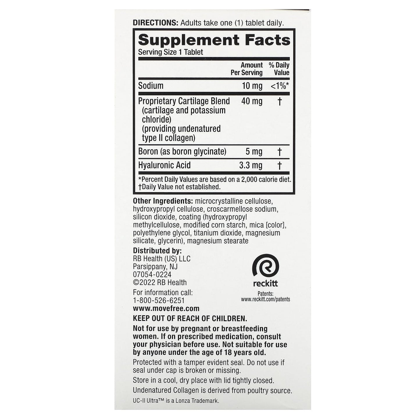 Schiff, Move Free Joint Health, Ultra, Triple Action, 64 Coated Tablets - Image 2