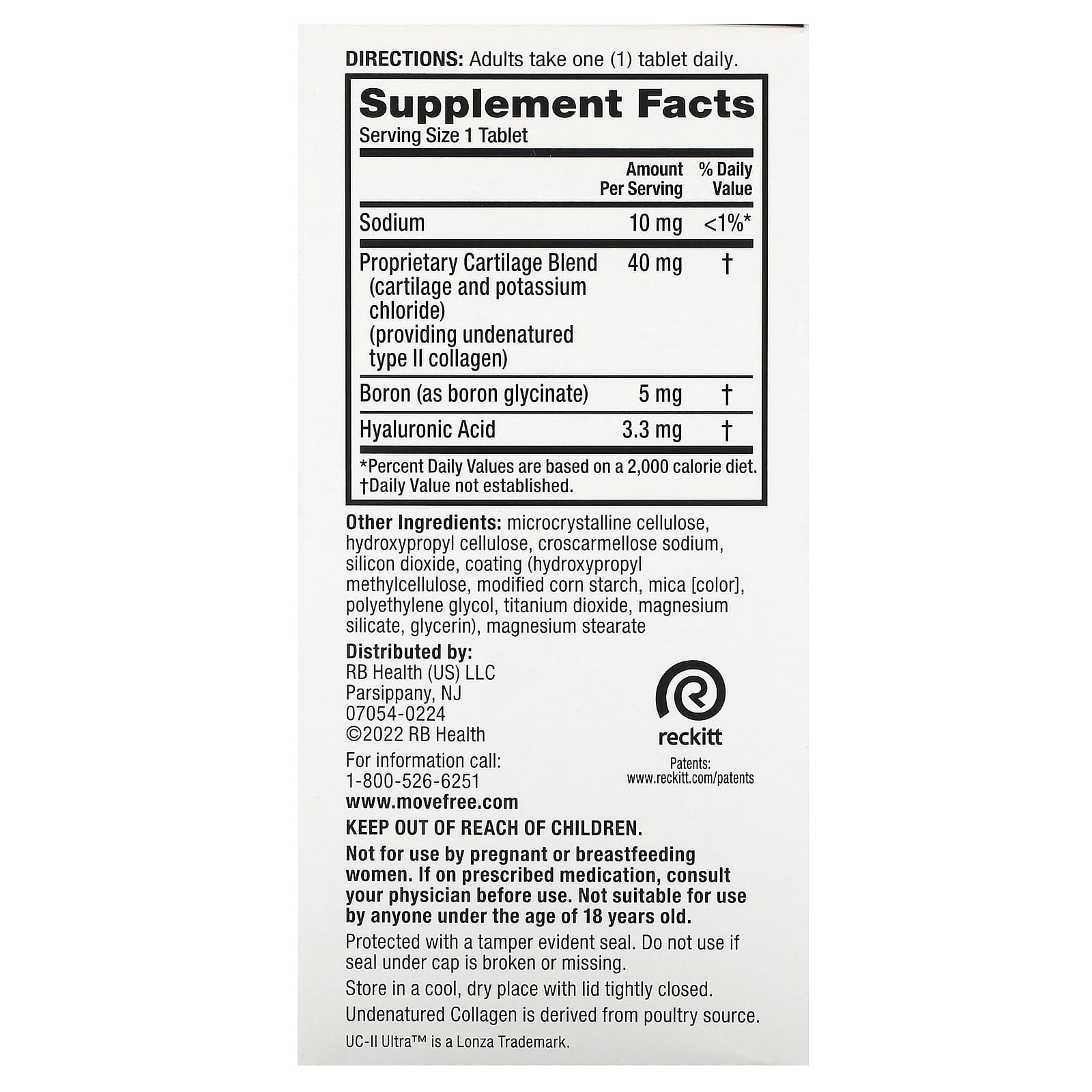 Schiff, Move Free Joint Health, Ultra, Triple Action, 64 Coated Tablets - Image 2