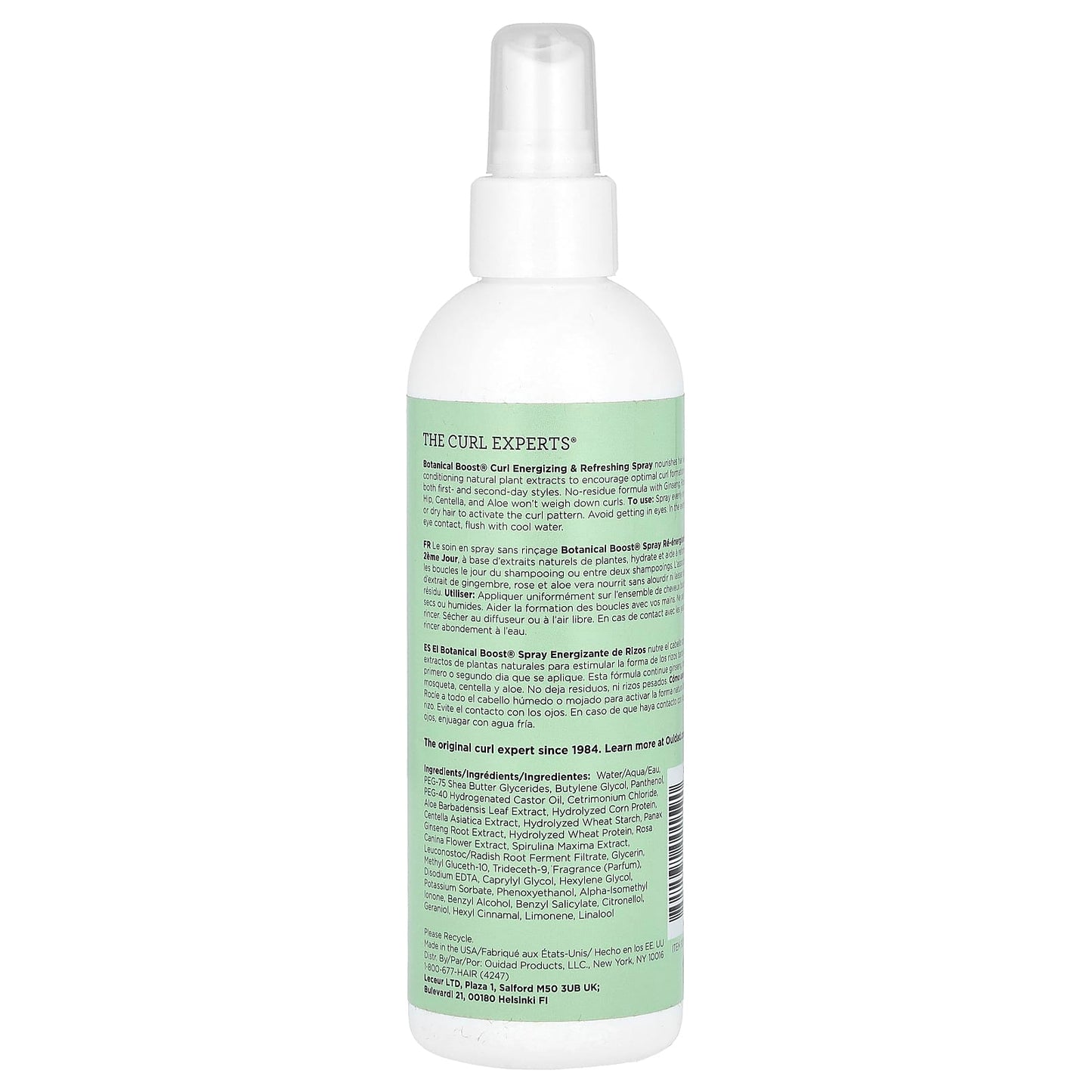 Ouidad, Botanical Boost®, Curl Energizing & Refreshing Spray, 8.5 fl oz (250 ml) - Image 2