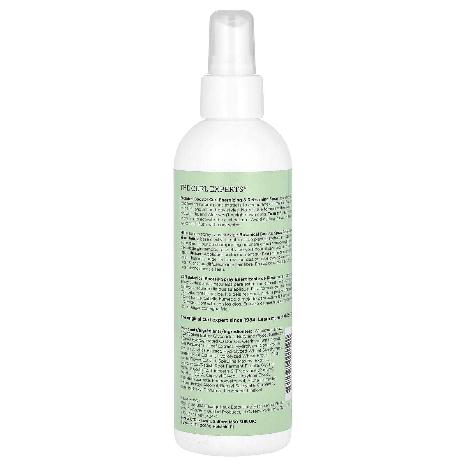 Ouidad, Botanical Boost®, Curl Energizing & Refreshing Spray, 8.5 fl oz (250 ml) - Image 2