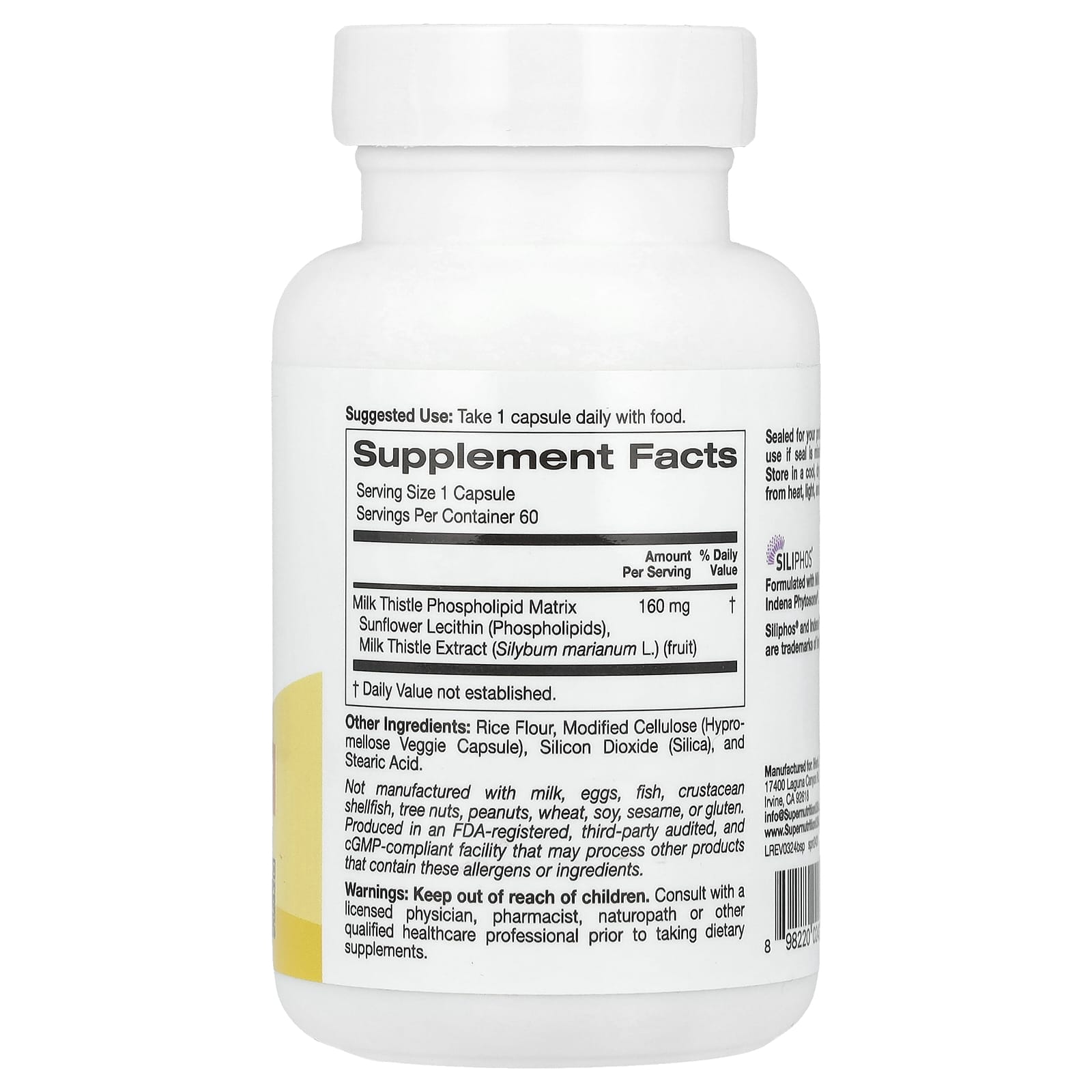 Milk Thistle Phytosome Supplement for Healthy Liver Function - Image 2