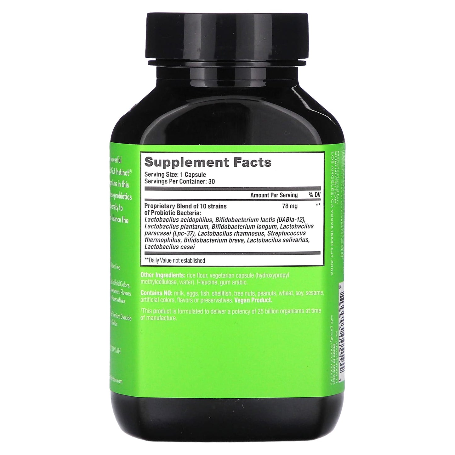 Gut Instinct Probiotics by HUM Nutrition - 30 Vegan Capsules - Image 2