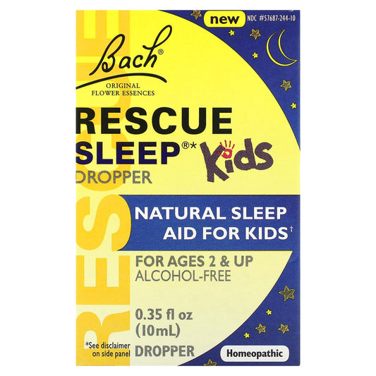Bach Rescue Sleep for Kids - Natural Sleep Aid Drops, 2+ Years, 0.35 fl oz - Image 1