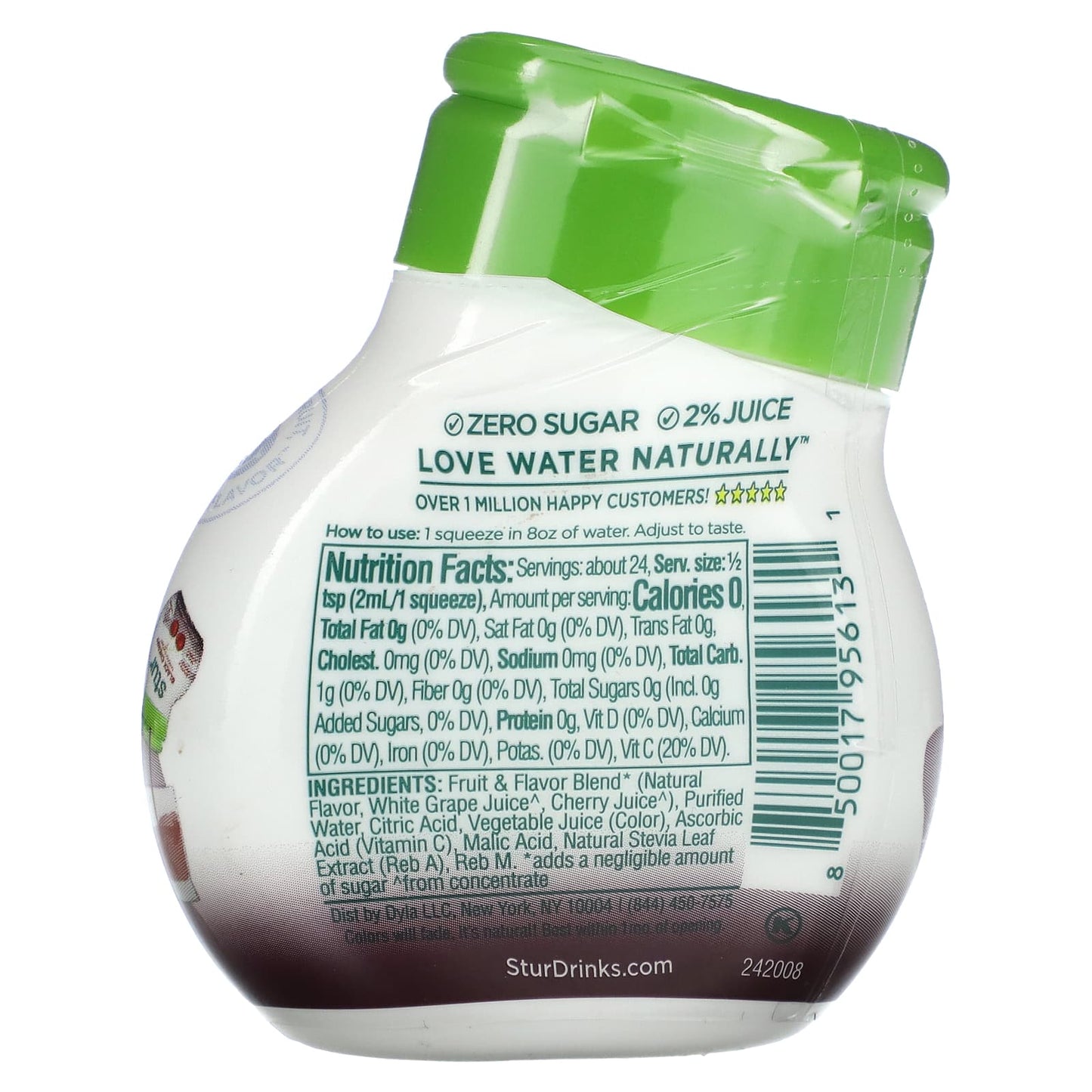 Stur, Antioxidant Water Enhancer, Black Cherry, 1.62 fl oz (48 ml) - Image 2