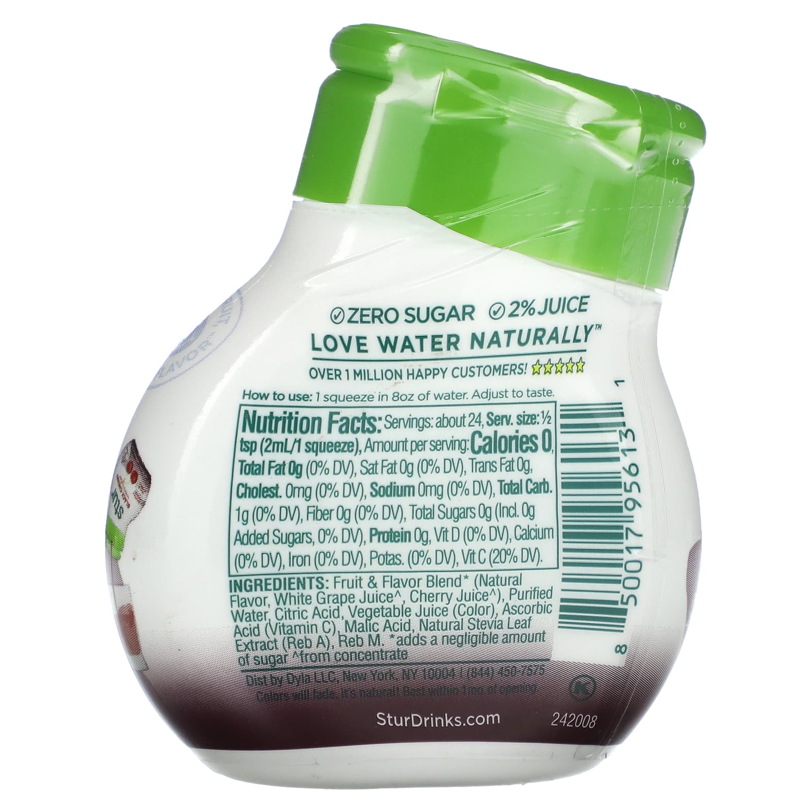 Stur, Antioxidant Water Enhancer, Black Cherry, 1.62 fl oz (48 ml) - Image 2