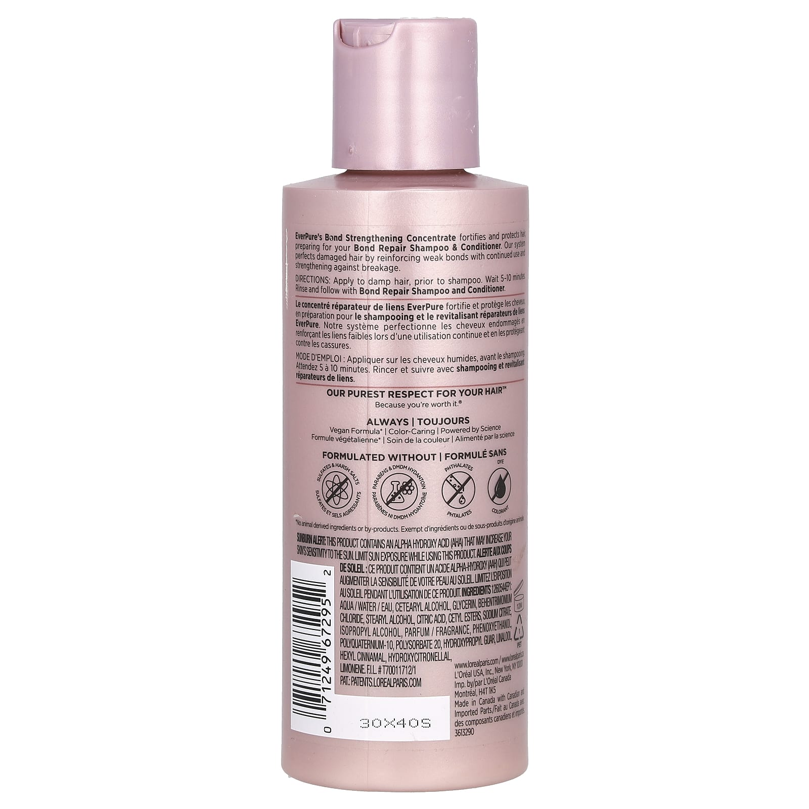 L'Oréal, Ever Pure, Pre-Shampoo, Bond Strengthening Concentrate, 5.1 fl oz (150 ml) - Image 2