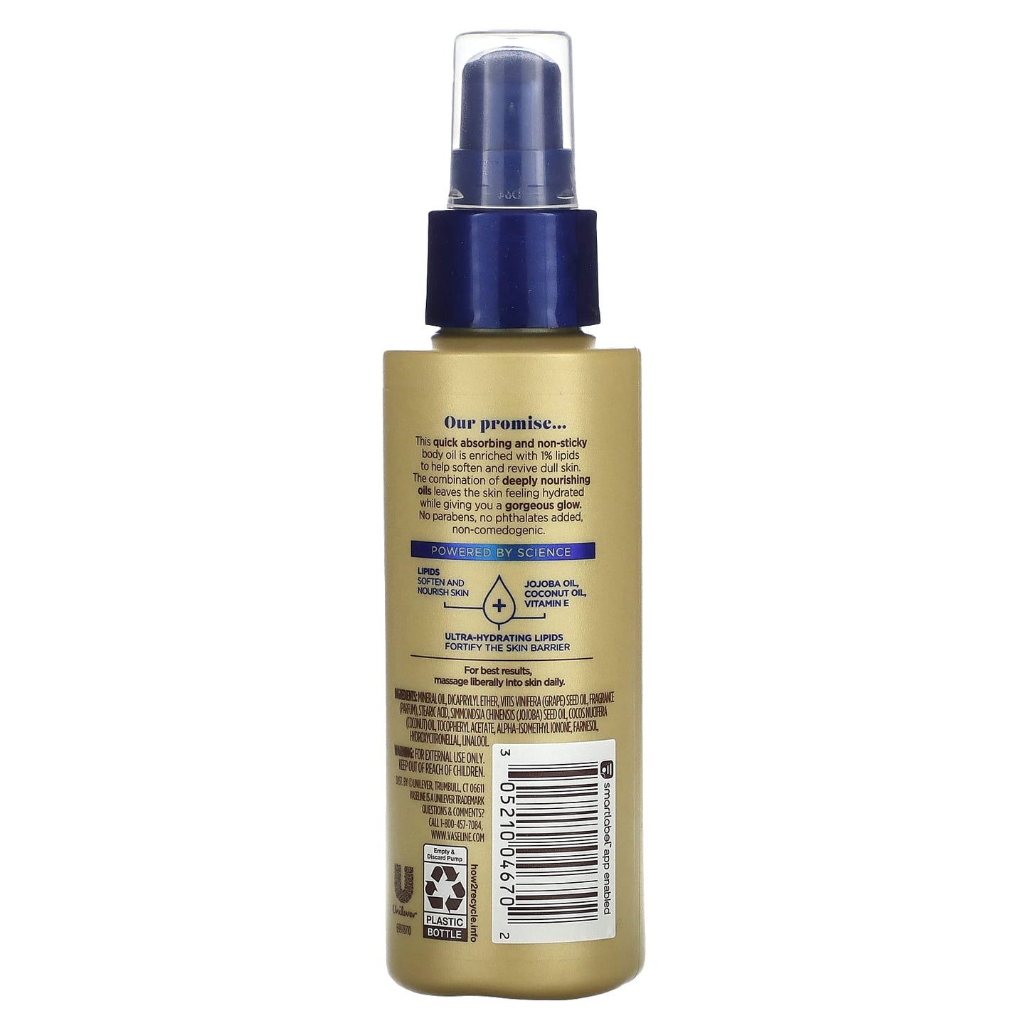 Vaseline, RadiantX, Hydrating Body Oil, 3.7 fl oz (109 ml) - Image 2