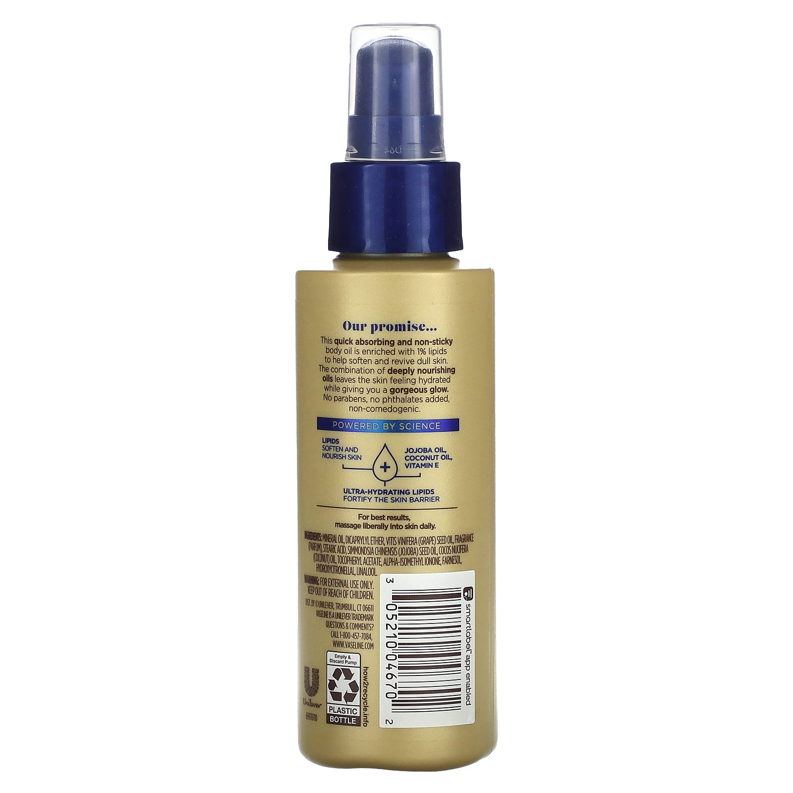 Vaseline, RadiantX, Hydrating Body Oil, 3.7 fl oz (109 ml) - Image 2