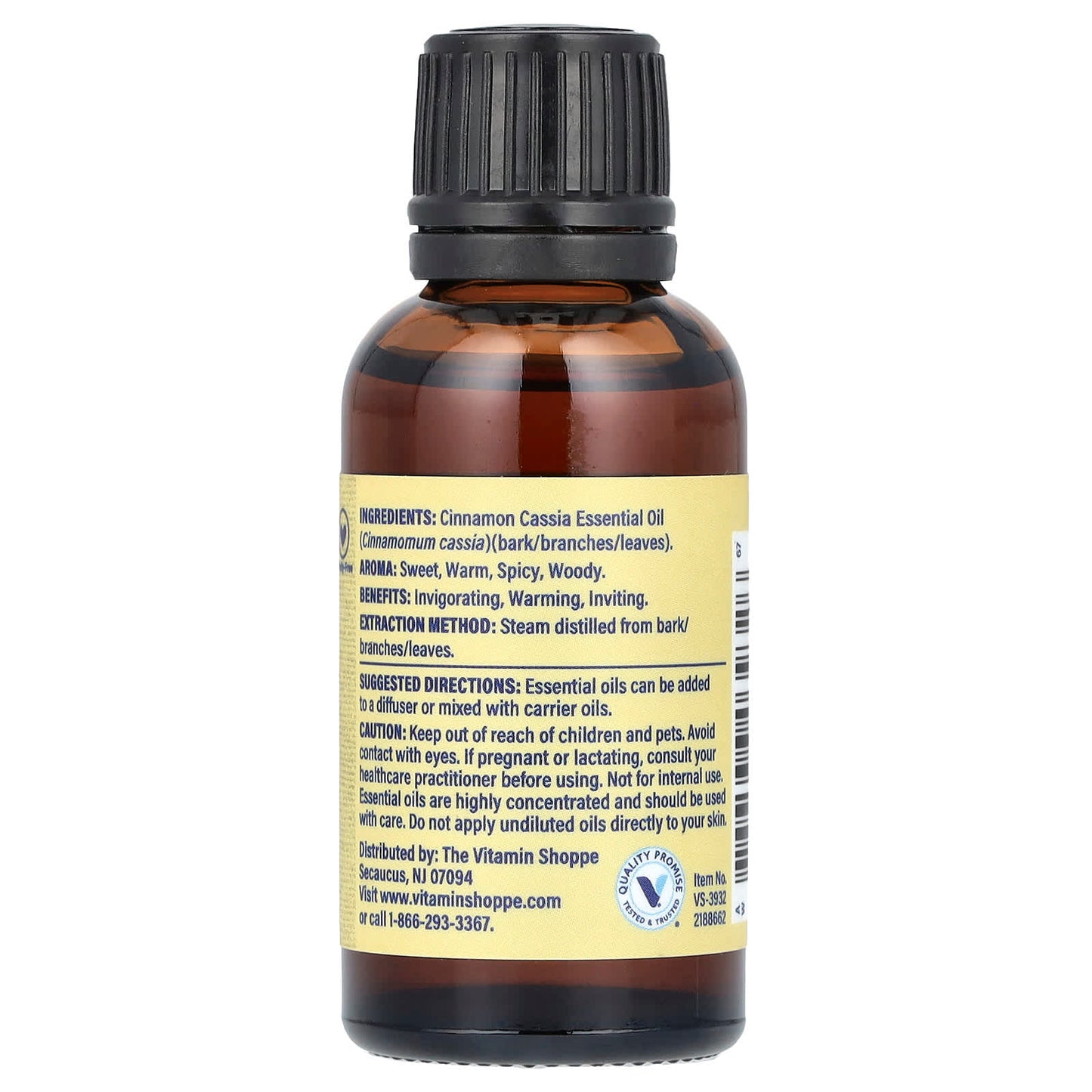 The Vitamin Shoppe, 100% Pure Essential Oil, Cinnamon, 1 fl oz (30 ml) - Image 2