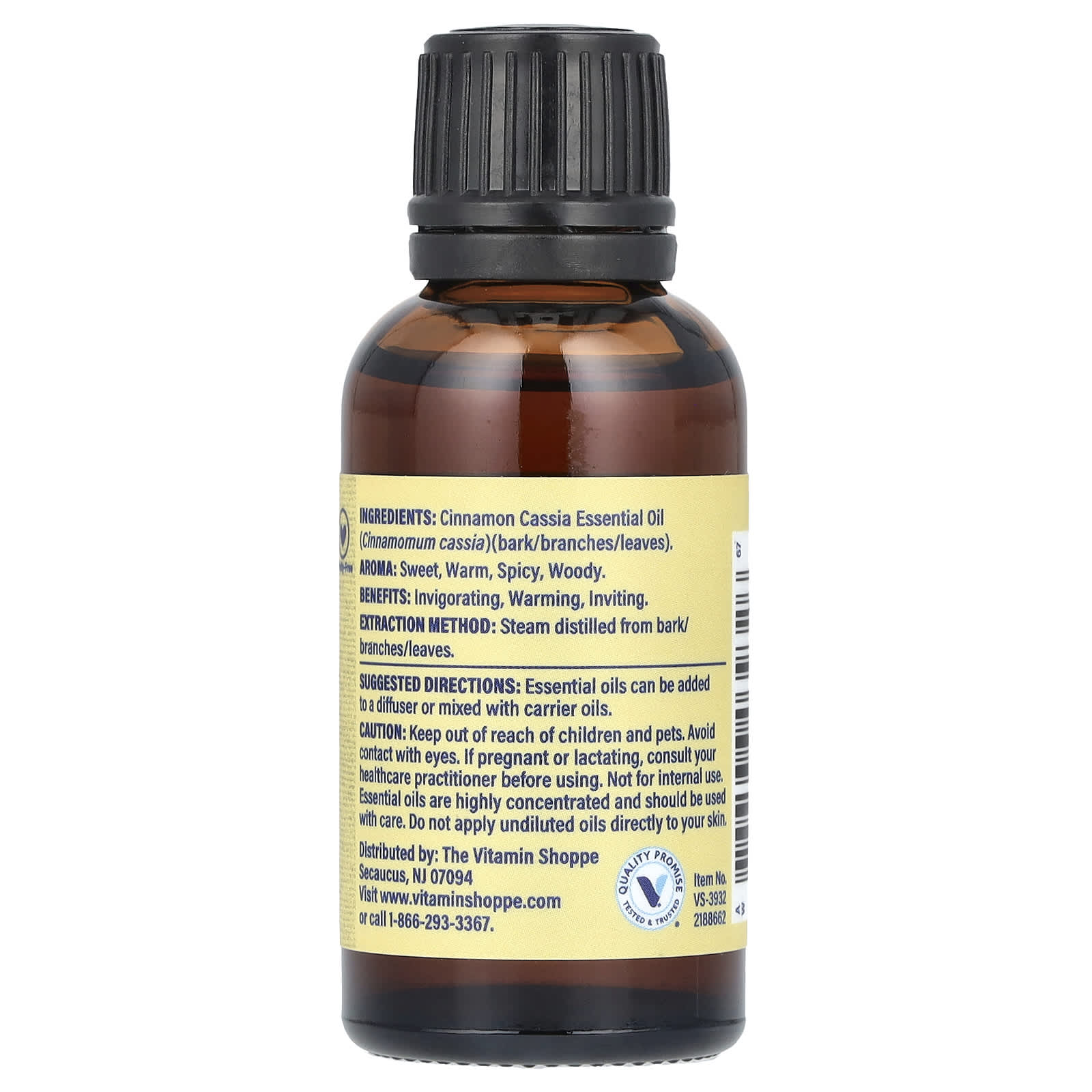 The Vitamin Shoppe, 100% Pure Essential Oil, Cinnamon, 1 fl oz (30 ml) - Image 2