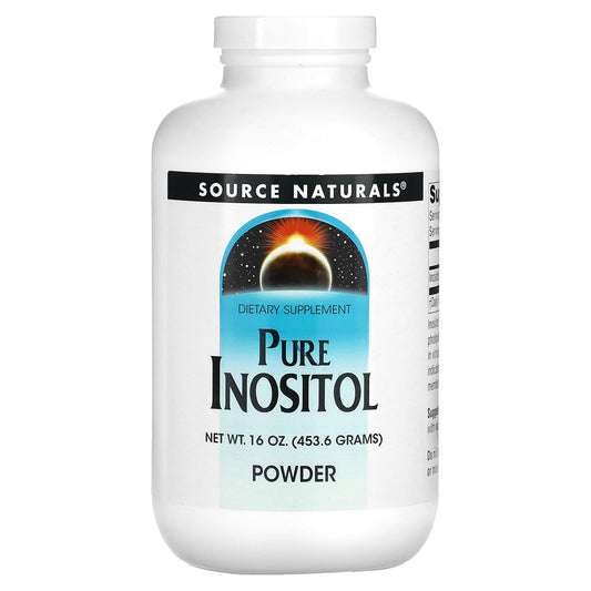 Source Naturals, Pure Inositol Powder, 16 oz (453.6 g) - Image 1