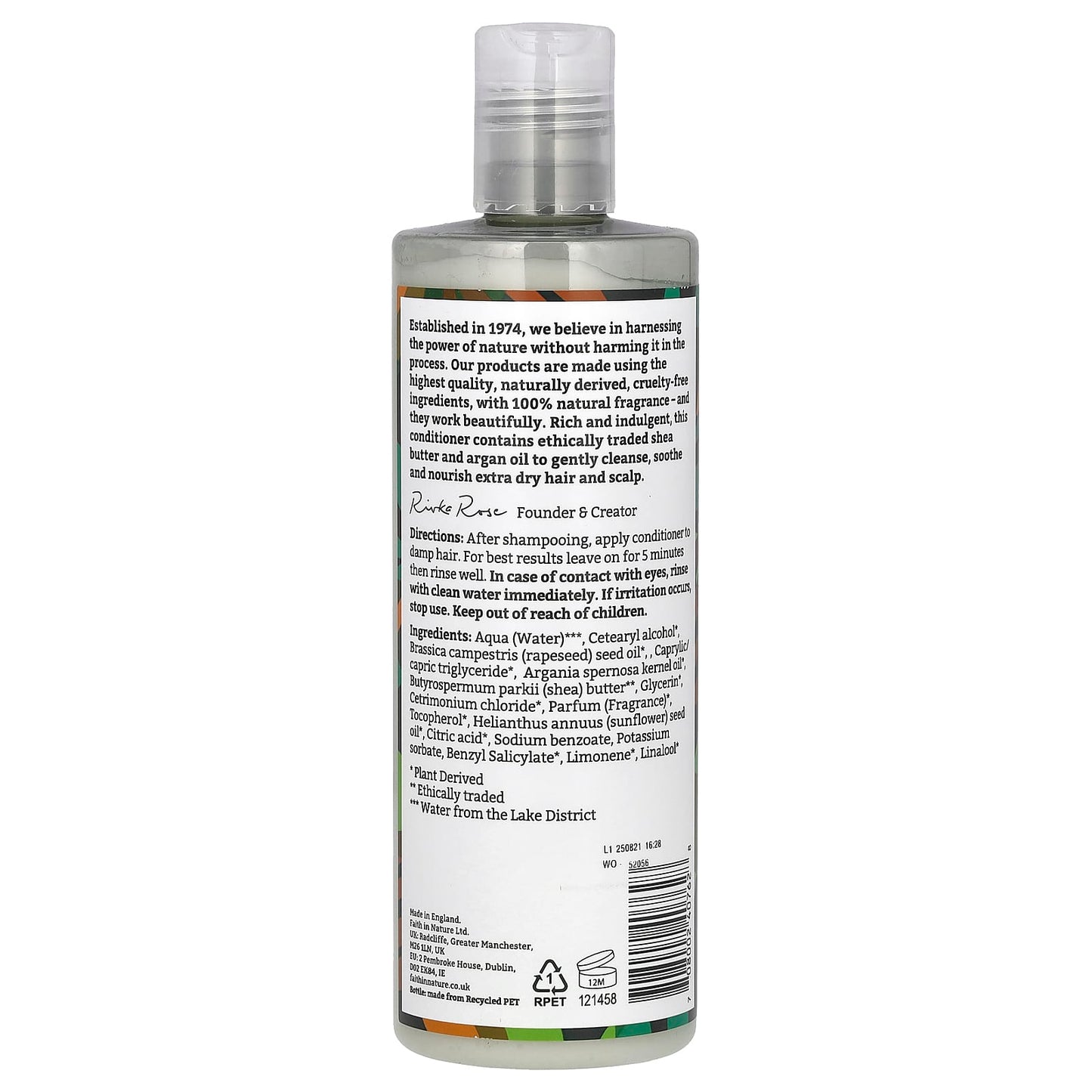 Nourishing Shea & Argan Conditioner for Dry Hair - 99% Natural Origin - Image 2