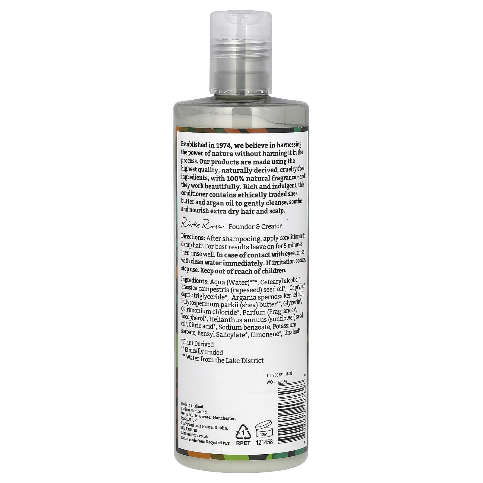 Nourishing Shea & Argan Conditioner for Dry Hair - 99% Natural Origin - Image 2