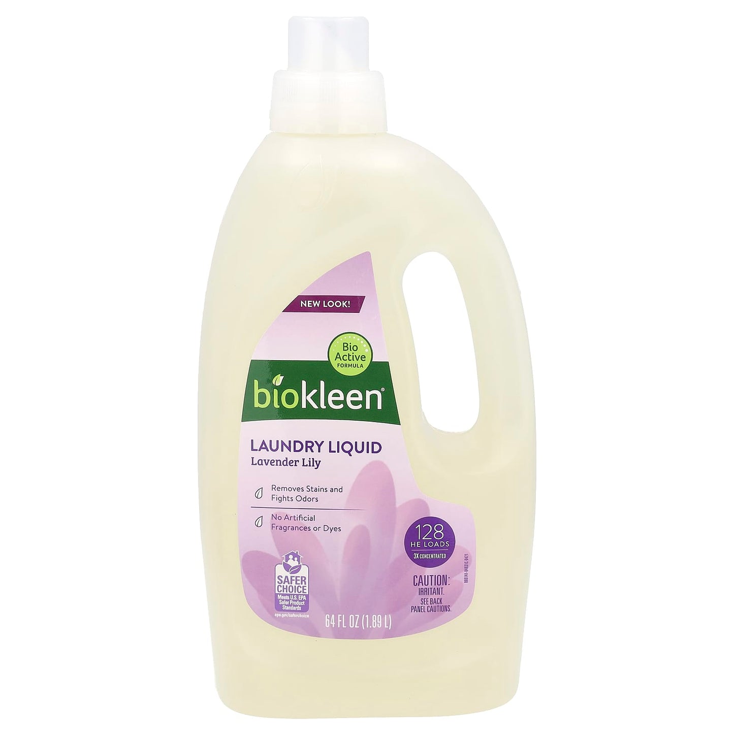 Eco-Friendly Laundry Liquid by Biokleen, 64 fl oz (1.89 L) - Image 1
