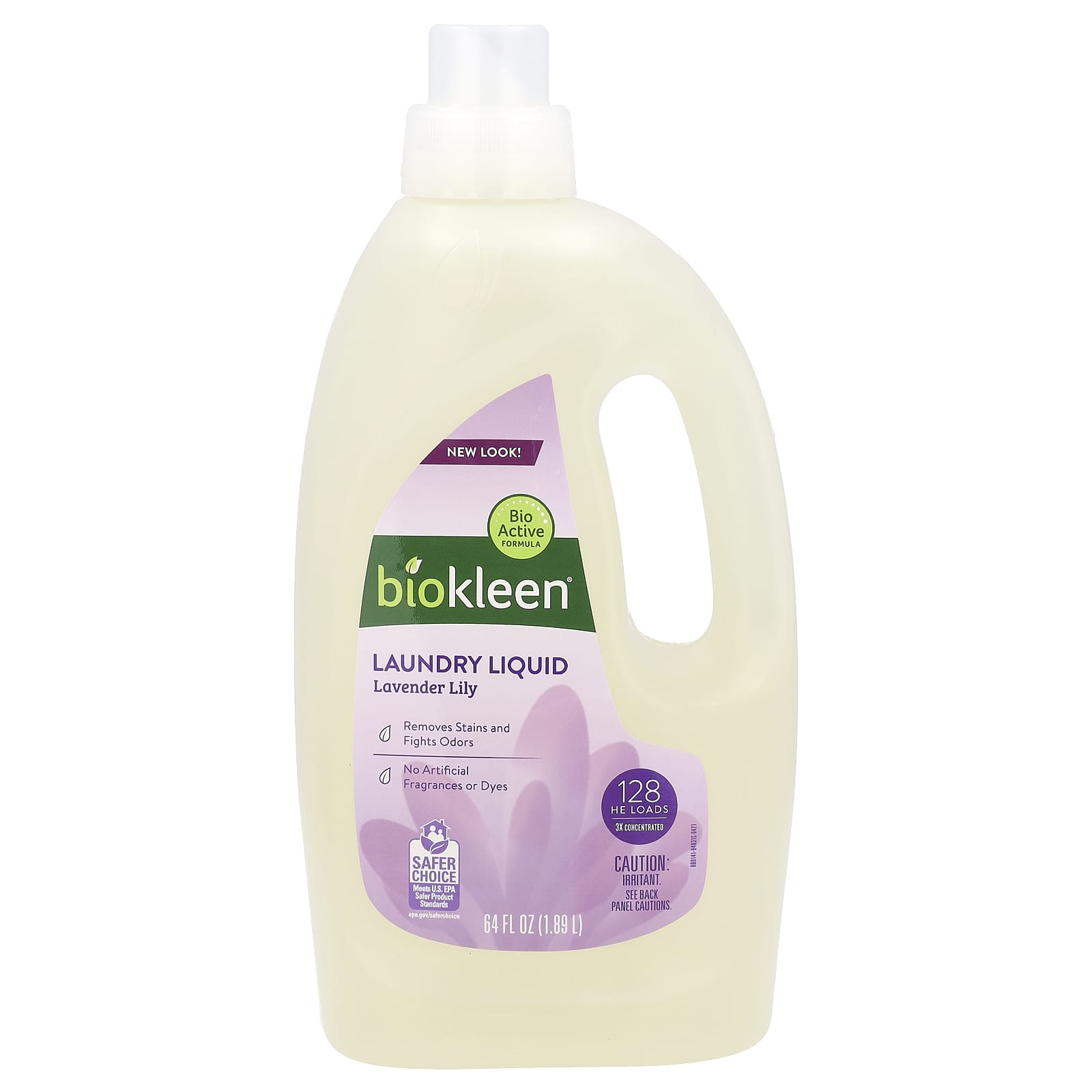 Eco-Friendly Laundry Liquid by Biokleen, 64 fl oz (1.89 L) - Image 1