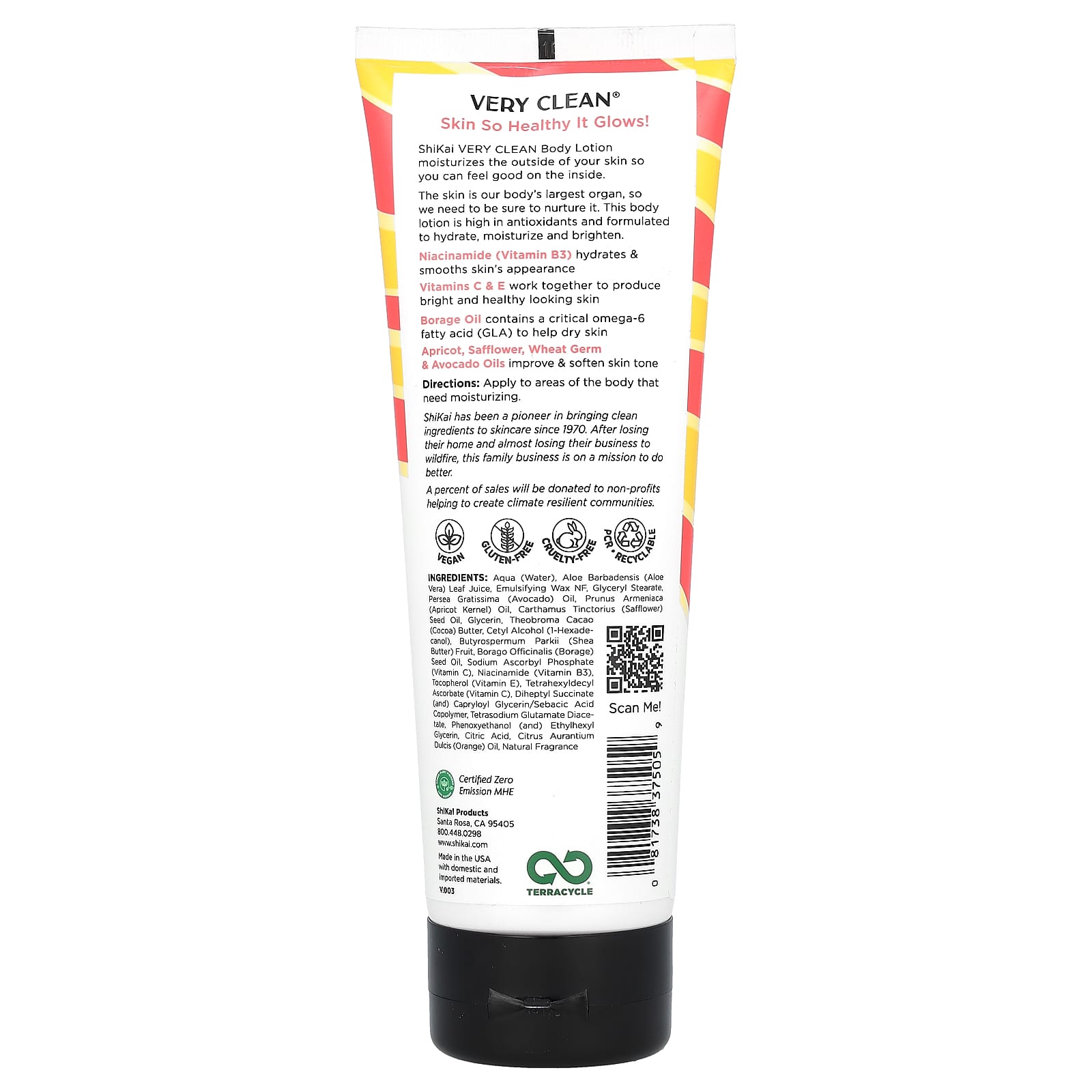 Shikai, Very Clean, Body Lotion, Fresh Citrus, 8 fl oz (238 ml) - Image 2