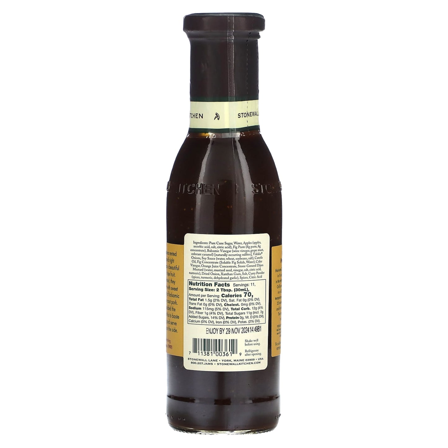 Stonewall Kitchen, Vidalia Onion Fig Sauce, 11 fl oz (330 ml) - Image 2