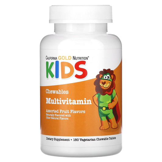 California Gold Nutrition Kids Chewable Multi-Vitamin with Fruits & Vegetables - Image 1