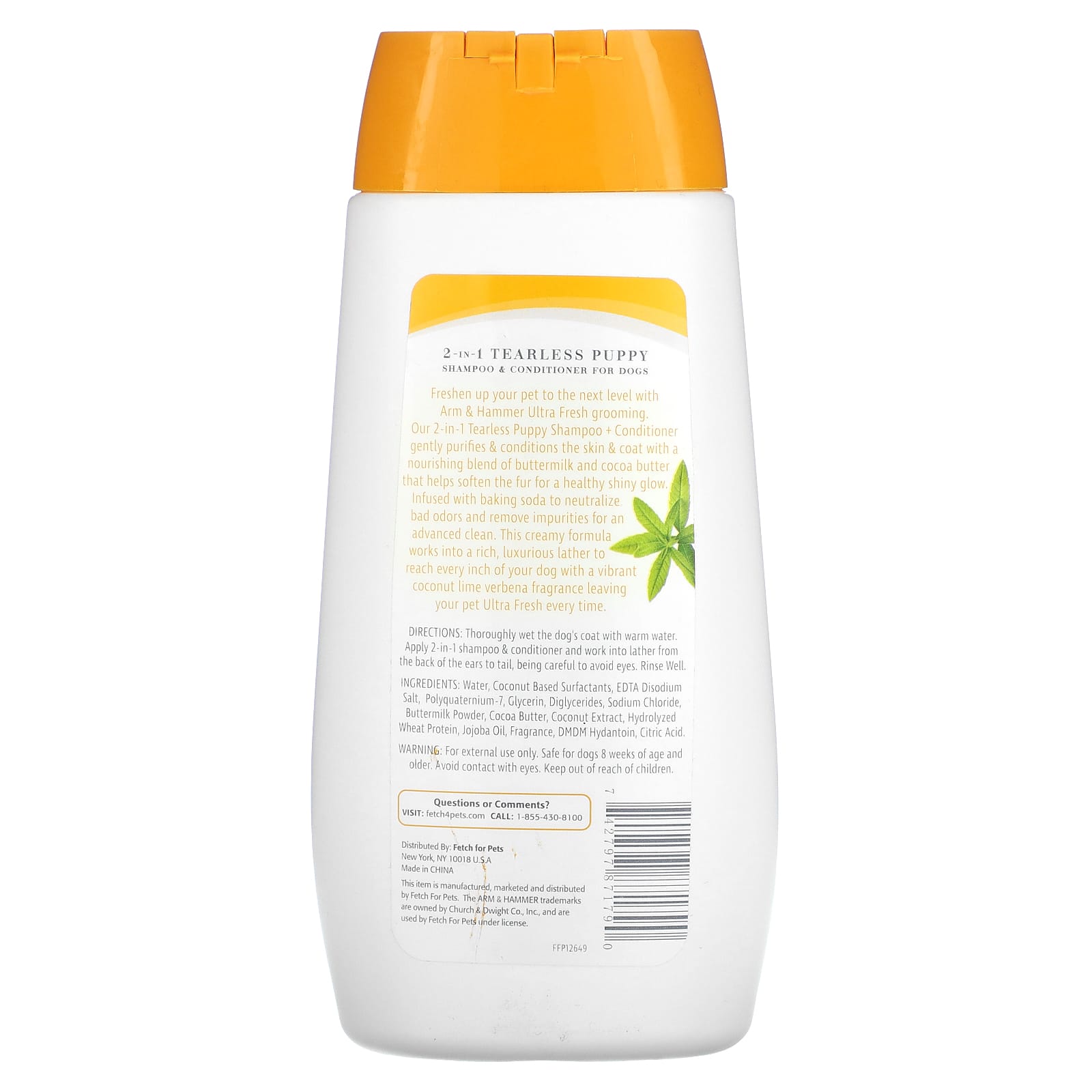 Arm & Hammer Ultra Fresh 2-in-1 Puppy Shampoo & Conditioner - 16 fl oz - Image 2