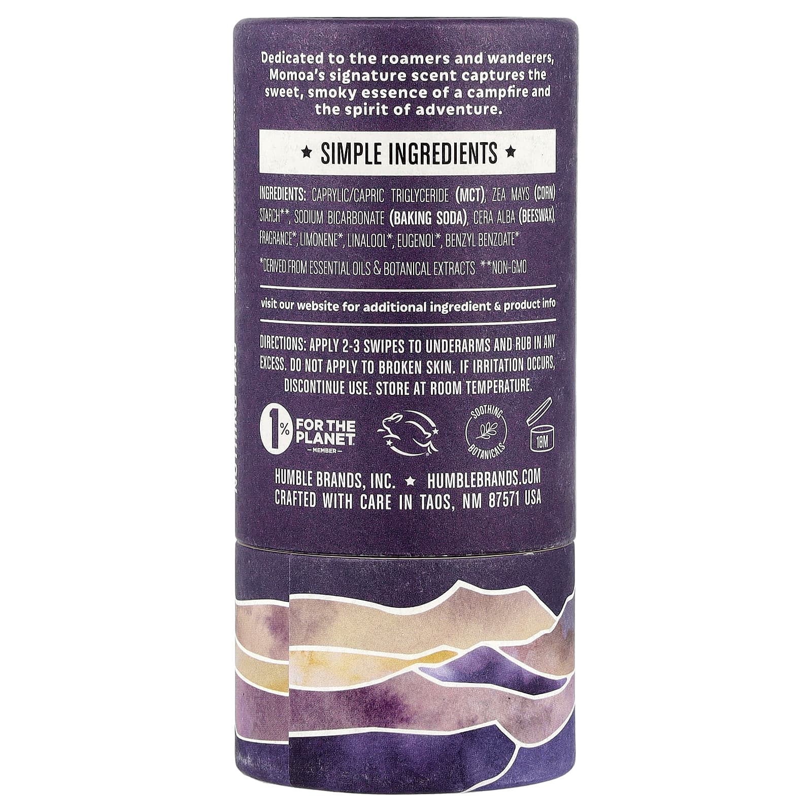Natural Deodorant | Aluminum-Free Rockrose & Cedar, 2.65 oz - Image 2