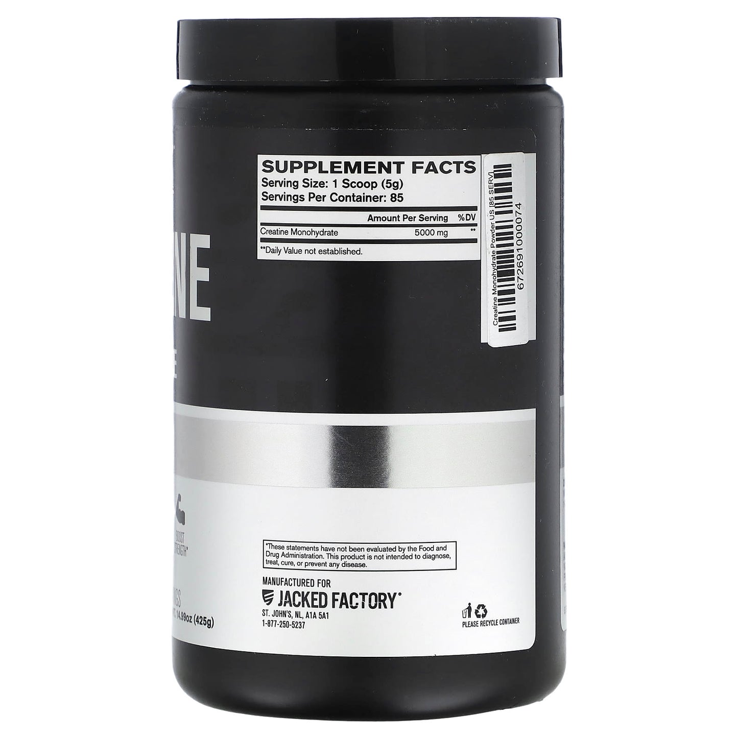 Boost Strength & Endurance with Jacked Factory Creatine Monohydrate - Image 2