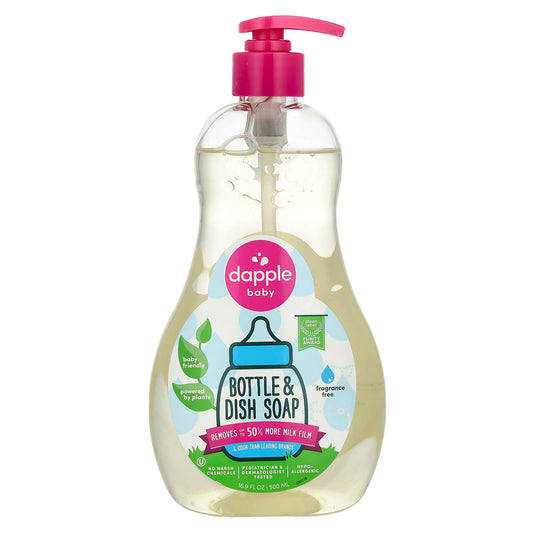 Dapple Baby Fragrance-Free Plant-Based Bottle & Dish Soap - Image 1