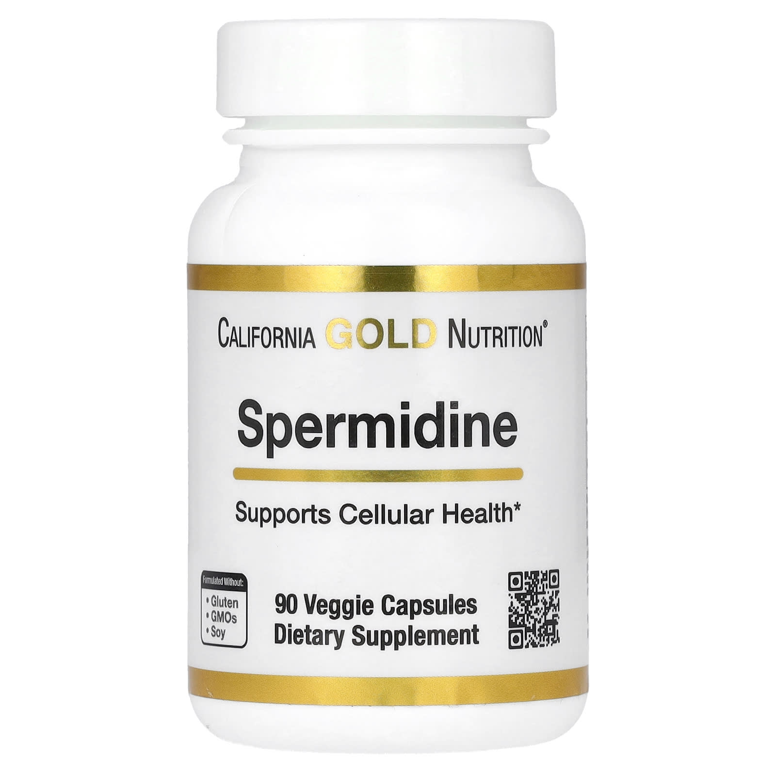 Spermidine Supplement with Rice Germ Extract - 90 Veggie Capsules - Image 1