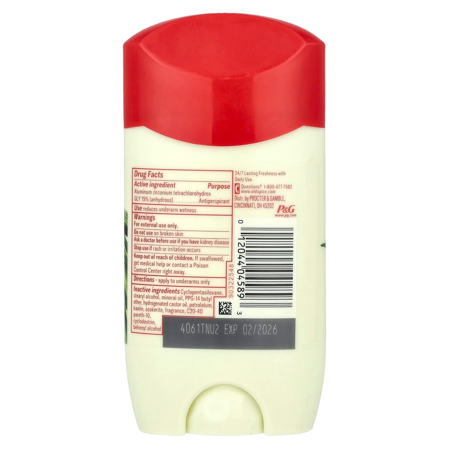 Old Spice, Canyon Antiperspirant & Deodorant, Aloe, 2.6 oz (73 g) - Image 2