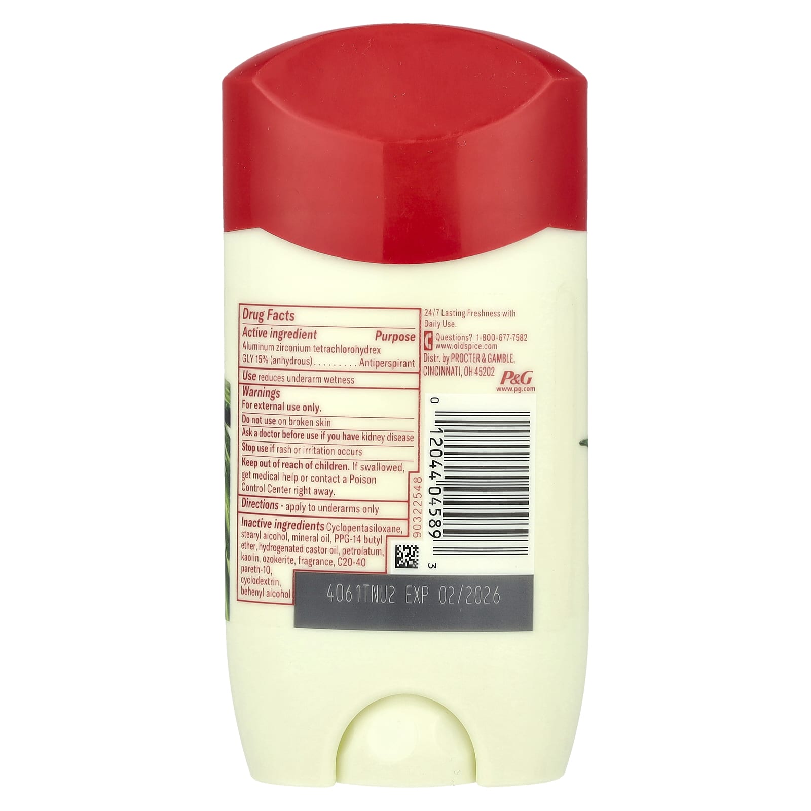 Old Spice, Canyon Antiperspirant & Deodorant, Aloe, 2.6 oz (73 g) - Image 2