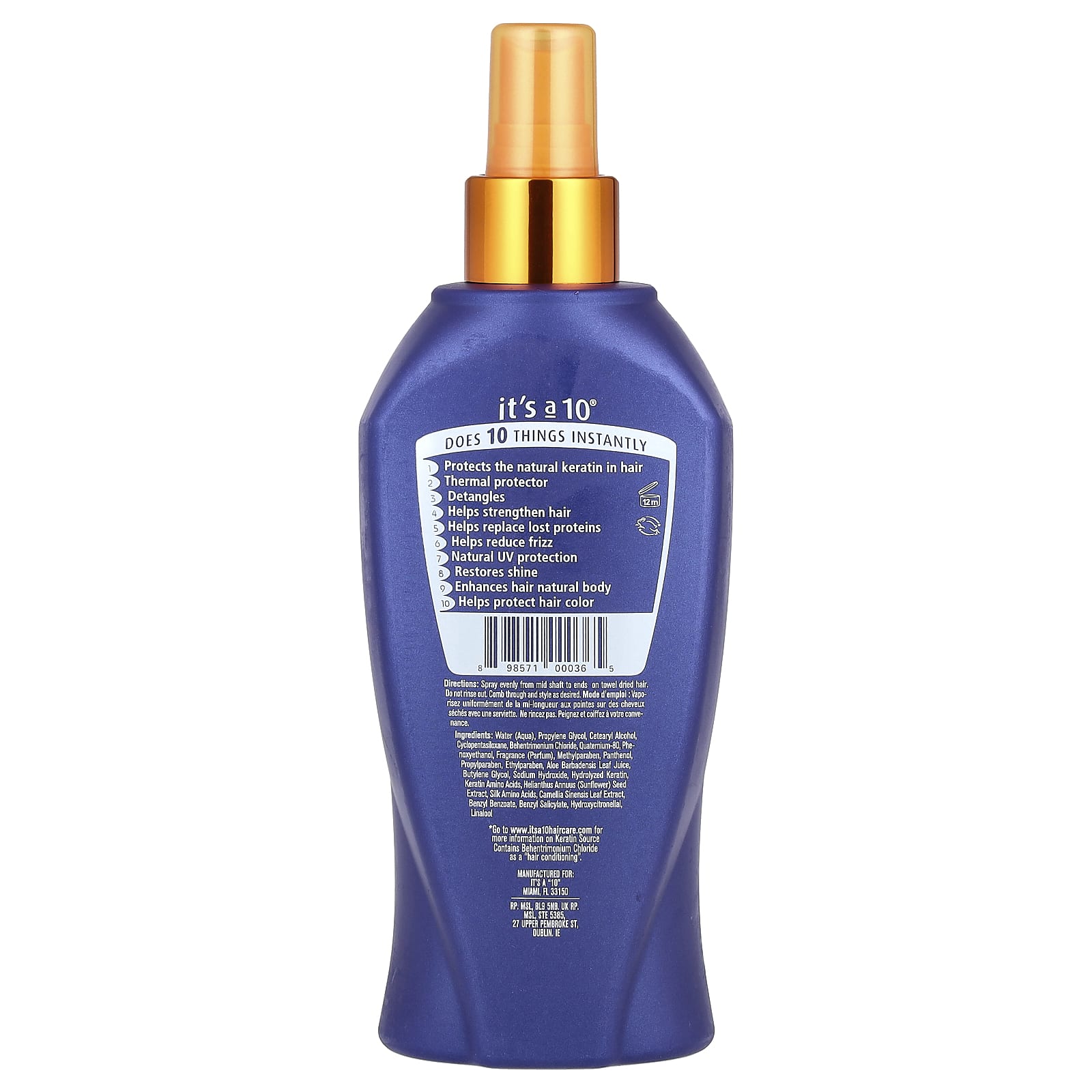 Keratin Hair Repair Spray | Instant Detangling & Shine - Image 2