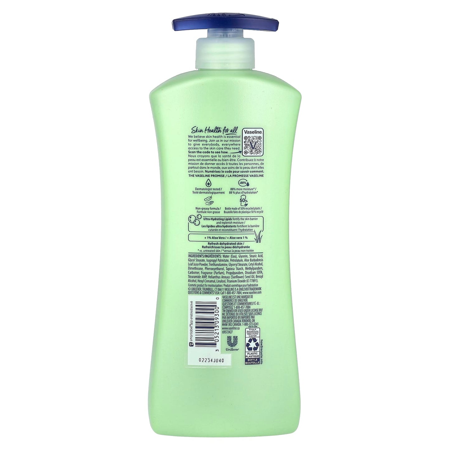 Vaseline, Intensive Care™, Soothing Hydration Lotion, 20.3 fl oz (600 ml) - Image 2