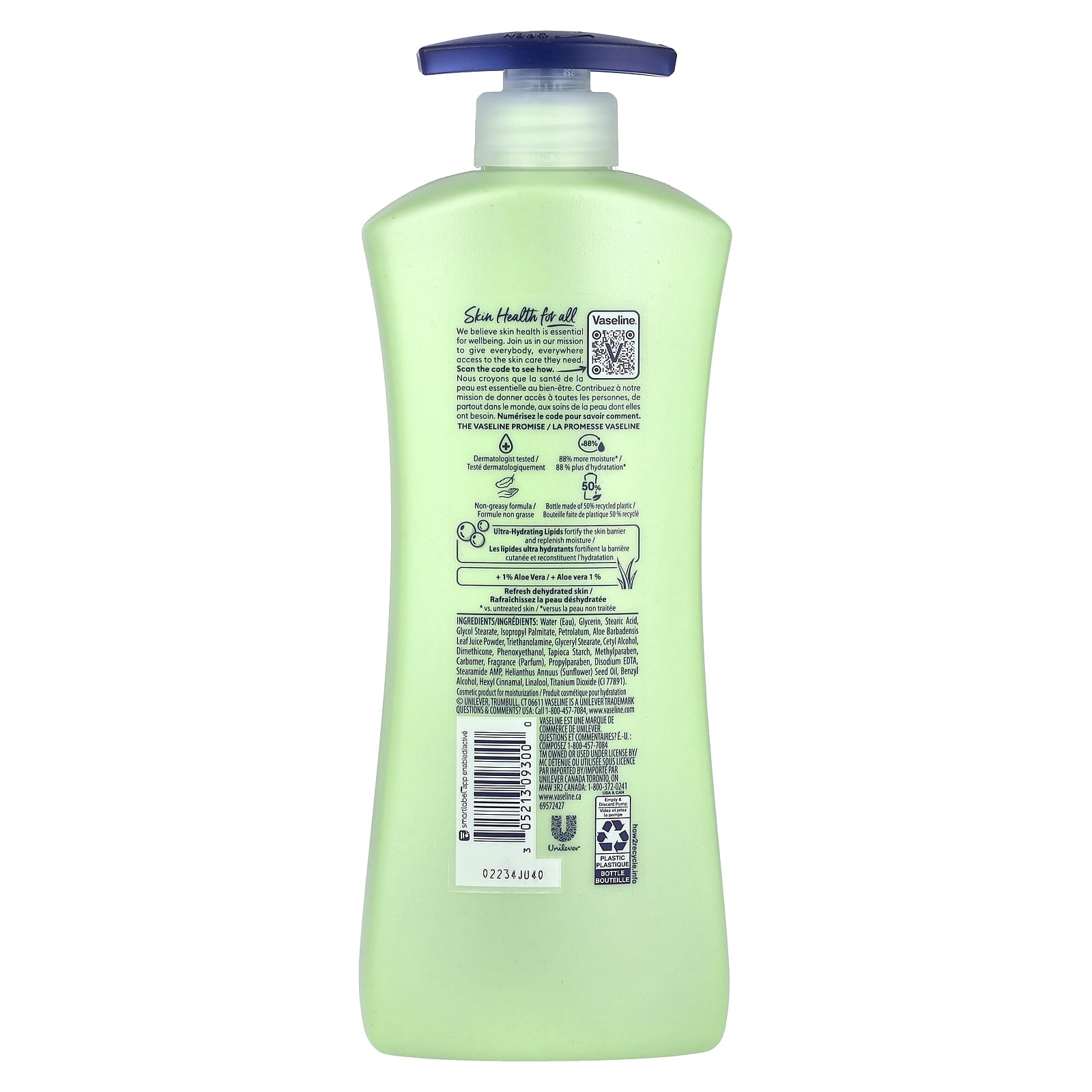 Vaseline, Intensive Care™, Soothing Hydration Lotion, 20.3 fl oz (600 ml) - Image 2