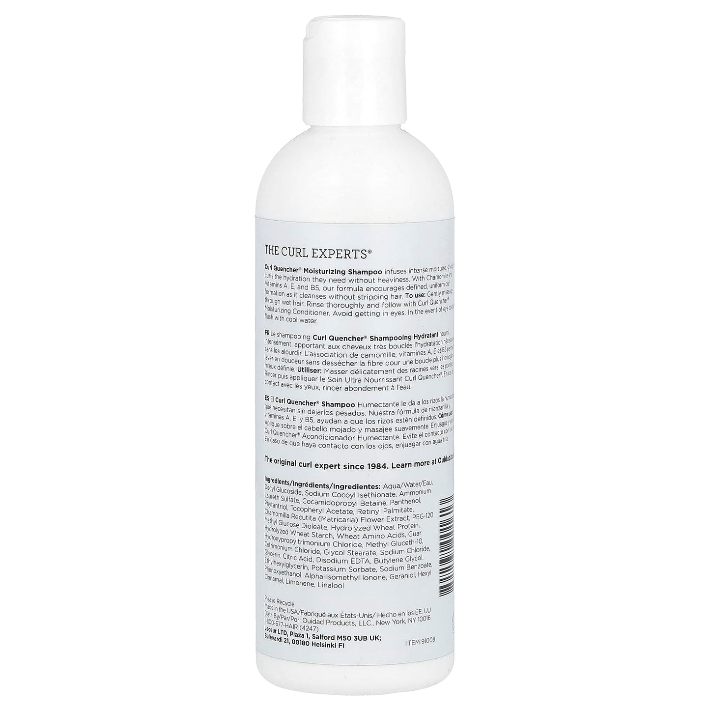 Ouidad, Curl Quencher®, Moisturizing Shampoo, Tight Curls, 8.5 fl oz (250 ml) - Image 2