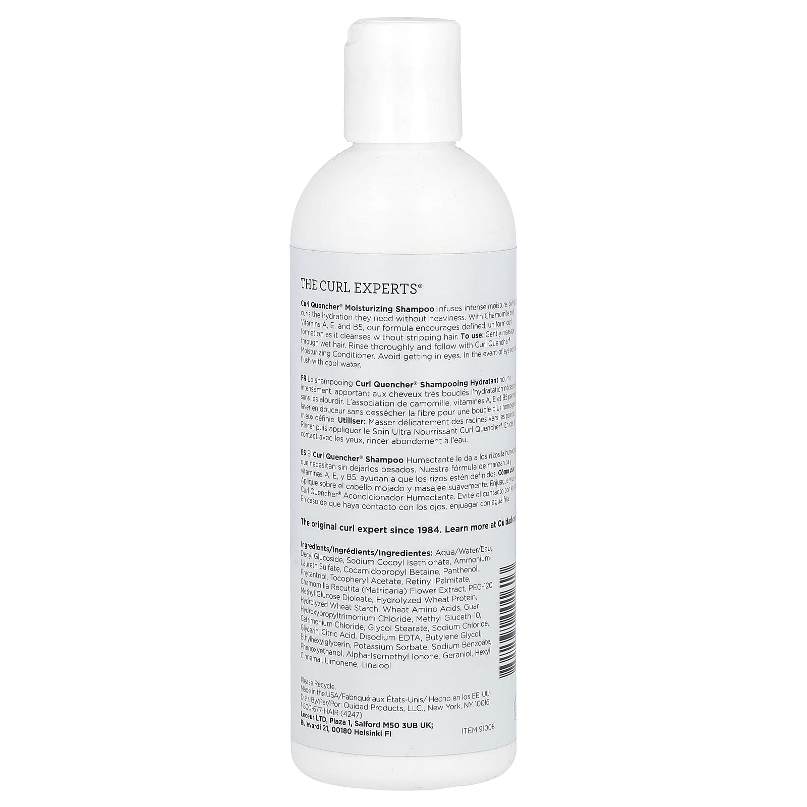 Ouidad, Curl Quencher®, Moisturizing Shampoo, Tight Curls, 8.5 fl oz (250 ml) - Image 2